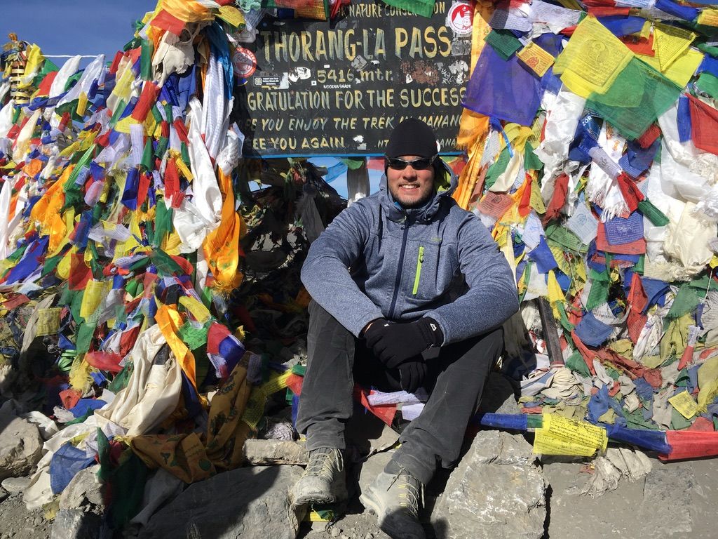 Philip J. Thomaschowski auf einer Reise in Nepal