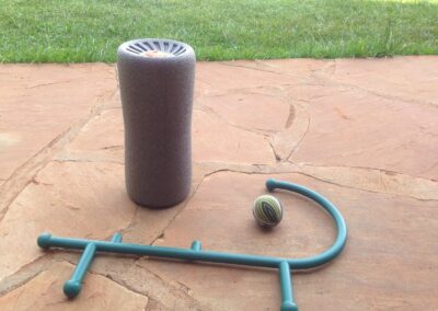 Faszienrolle, Ball und Triggerpunkt-Werkzeug im Trainingslager, Kenia 2016