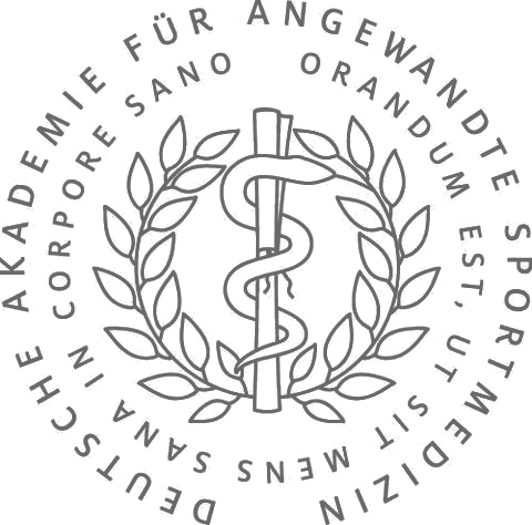 Logo DAASM, Deutsche Akademie für Angewandte Sportmedizin
